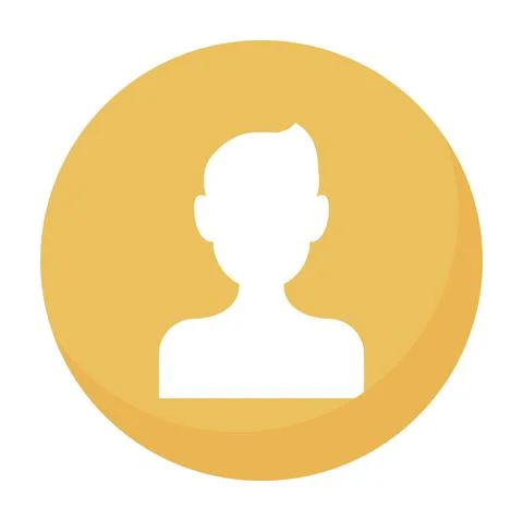 Button with user Stock Illustration