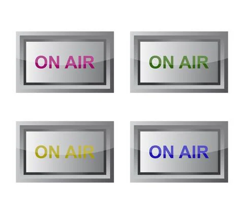 On off button in vector on white background Stock Illustration