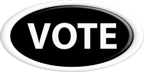 Button vote Stock Illustration