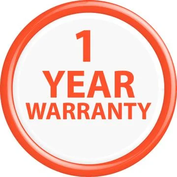 Button warranty Ilustração Stock