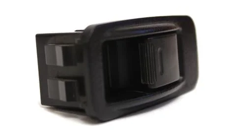 The button window on white background Stock Photos