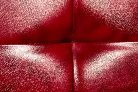 Buttoned on the red Texture. Repeat pattern Stock Photos