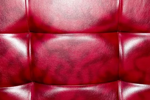 Buttoned on the red Texture. Repeat pattern Stock Photos