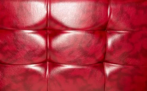 Buttoned on the red Texture. Repeat pattern Stock Photos