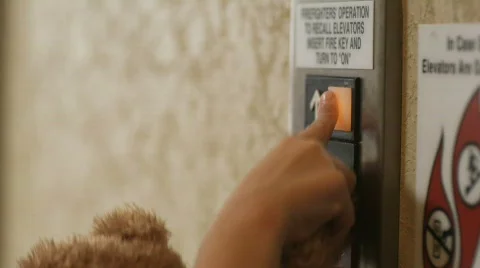 ButtonElevator Video stock 705685