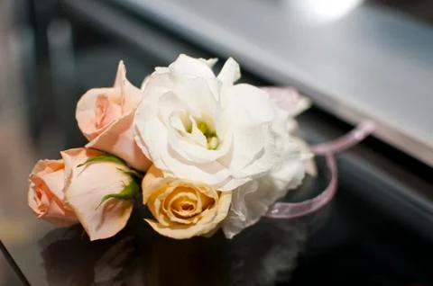 Buttonhole flower  Stock Photos