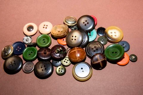 Buttons 13 Foto stock