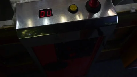 Buttons and lever Video stock 79790650