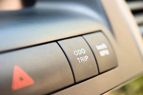 Buttons in a car Stock Photos