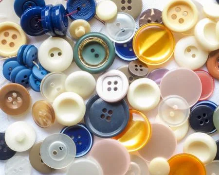 Buttons Colored Stock Photos