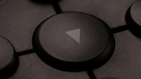 Buttons for controlling playback on an audio player. Stock Footage 119426072