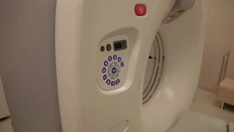 Buttons of CT scan  Stock Footage 82073262
