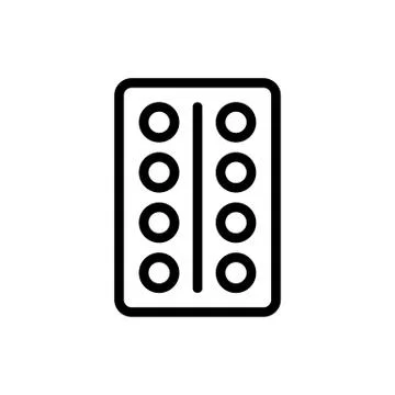 The buttons in the elevator are the vector icon. Isolated contour symbol Stock Illustration