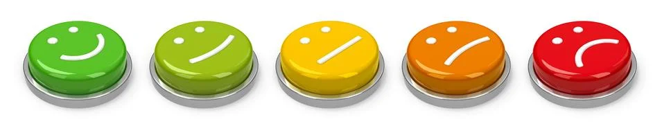 Buttons emotions Stock Illustration