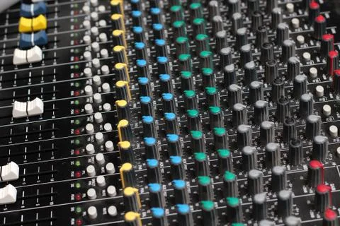 Buttons equipment Stock-Fotos