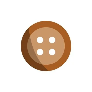 Buttons fashion tailor icon vector basic design Stock Illustration