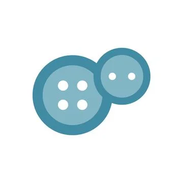 Buttons fashion tailor icon vector basic design Stock Illustration