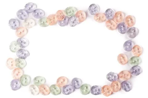 Buttons frame Stock Photos