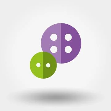 Buttons icon. Fl Stock Illustration