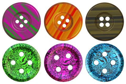 Buttons Stock Illustration