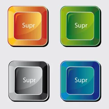 Buttons Stock Illustration