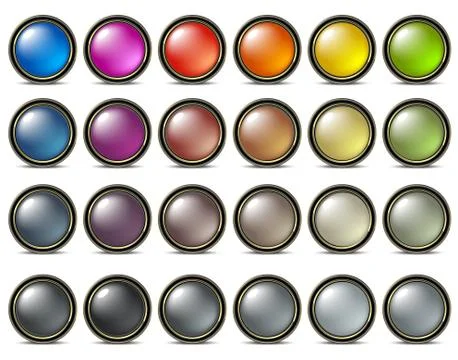 Buttons Stock Illustration