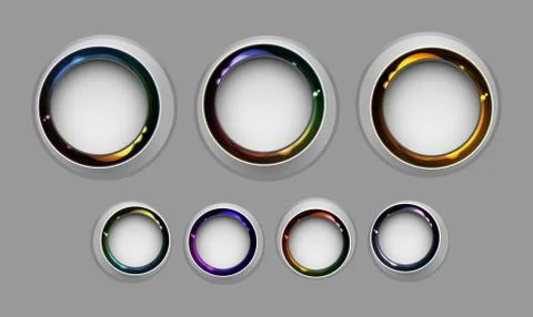 Buttons Illustrazione stock