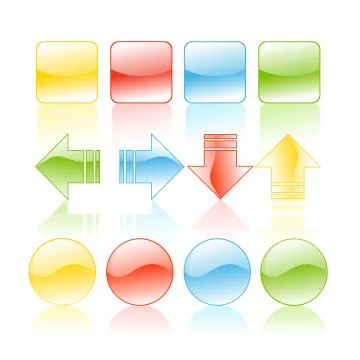 Buttons Stock Illustration