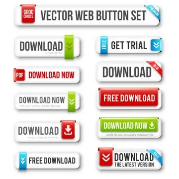 Buttons Stock-Illustration