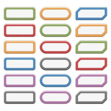 Buttons Illustrazione stock