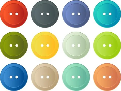 Buttons Stock Illustration
