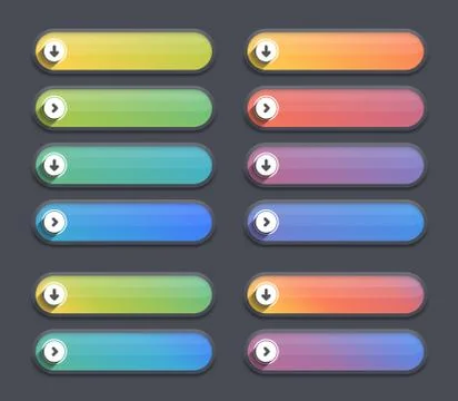 Buttons Stock Illustration