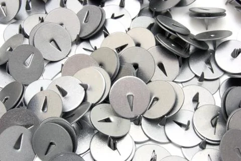 Buttons for a paper Stock Photos