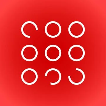 Buttons of the program icon stock vector illustration flat design 스톡 일러스트