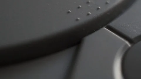 Buttons on PS1 Open Button Macro Stock Footage 119945710