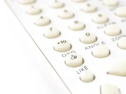 Buttons like on the remote control Stock Photos