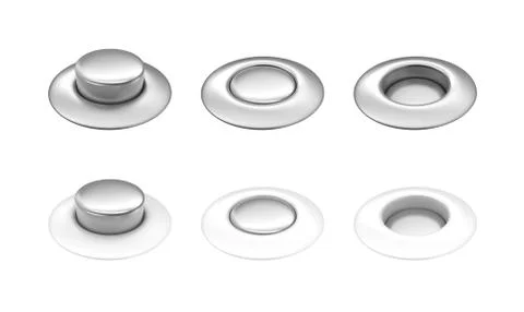 Buttons set Stock Illustration