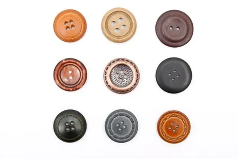 Buttons set Stock Photos