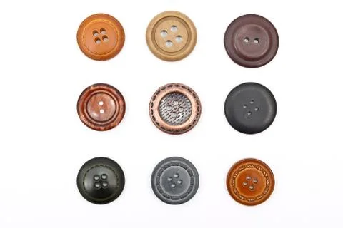 Buttons set Stock Photos