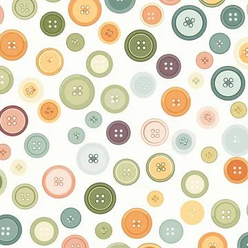 Buttons on white background Stock Illustration