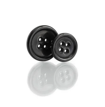 Buttons on white Stock Photos
