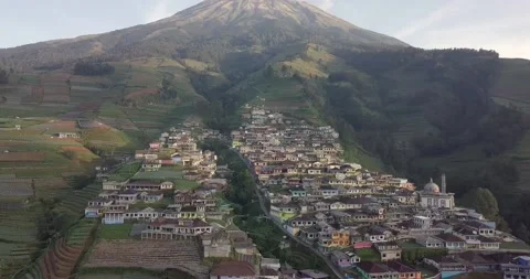 The Butuh Village Nepal Van Java, Kaliangkrik, Magelang, Central Java, Indonesia Stock Footage 144478604