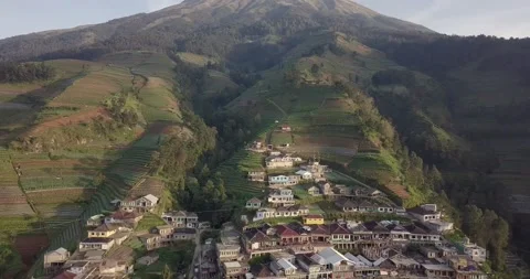 The Butuh Village Nepal Van Java, Kaliangkrik, Magelang, Central Java, Indonesia Stock Footage 144479086