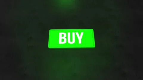 Buy 3D Button Rotating. Crypto Buy Button. Green Theme. 4K Stock Footage 275243280