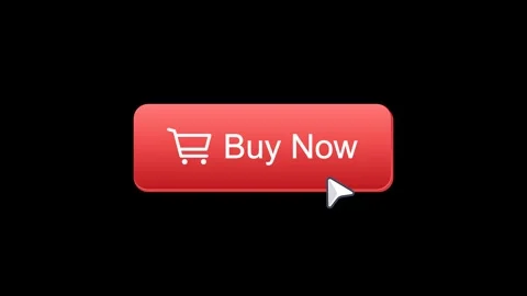 Buy Button Click Animation, Purchase UI Motion Graphic, Cursor Click Interfa Stock Footage 336035618