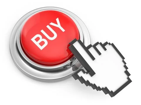 Buy Button with Hand Cursor イラスト素材
