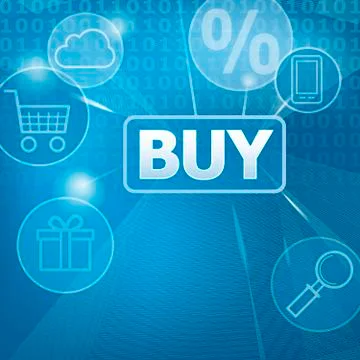 Buy button Stock Illustration