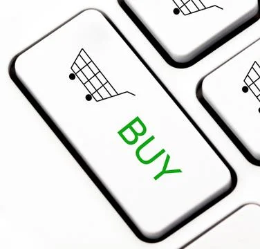 Buy button on keyboard Stock Illustration