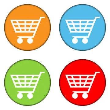 Buy buttons set Stock Illustration