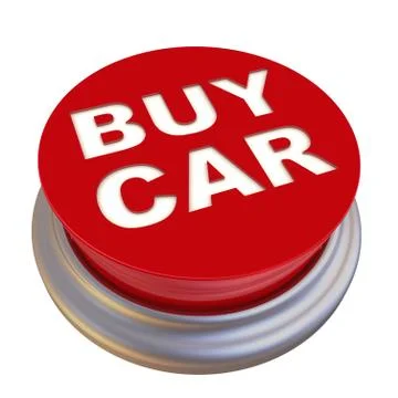Buy car. Red button labeled Illustration